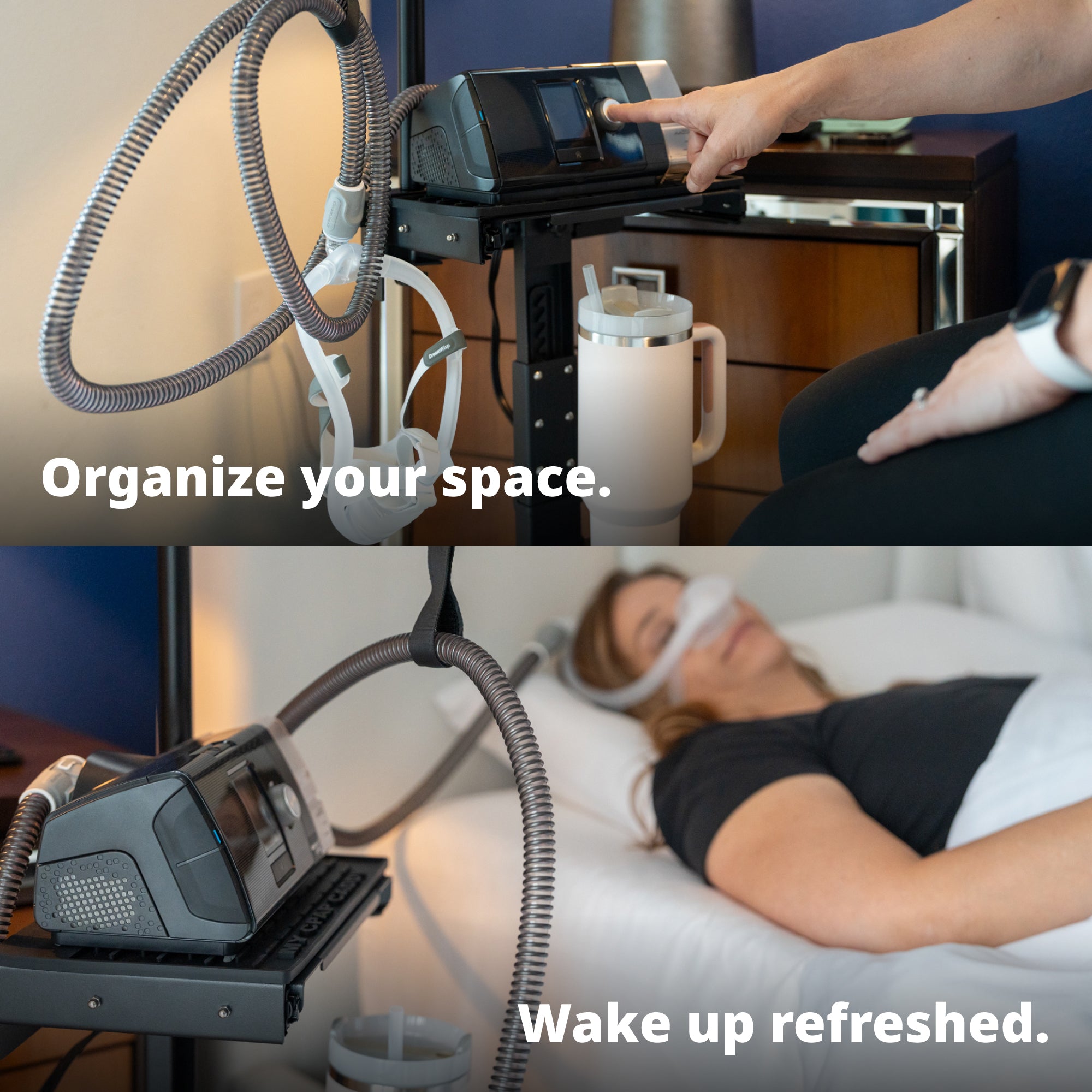 My CPAP Caddy  | Adjustable Height CPAP Machine Stand